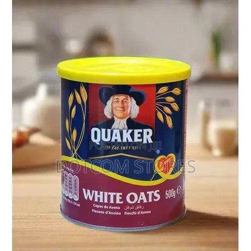 Quaker White Oats Tin - 500gm