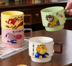 4pc Zootopia Characters Cups