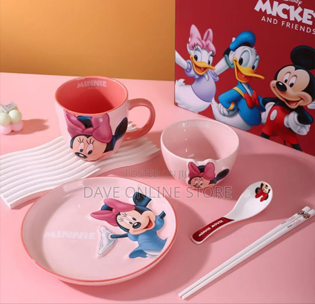 3D Mickey Mouse Porcelain Dinner Sets