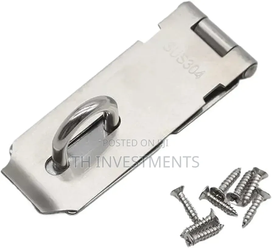 Stainless Steel Door Latch Lock for Wood Cabinet With Screws 3inch