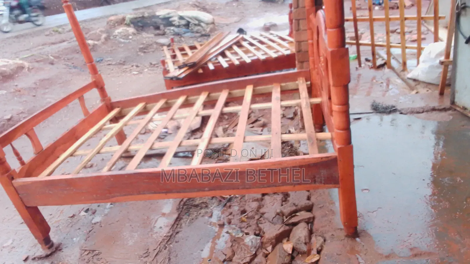 Used 4by6 Wooden Bed on Quick Sale