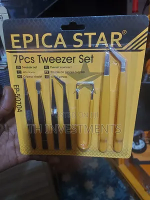 7pcs Anti Static Stainless Steel Precise Tweezers Repair Tools