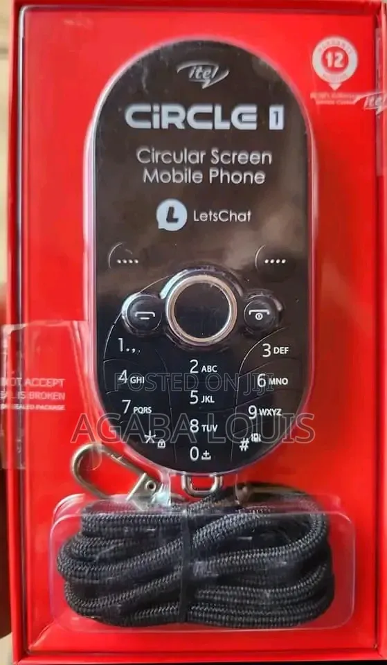 New Itel Circle 1 Black