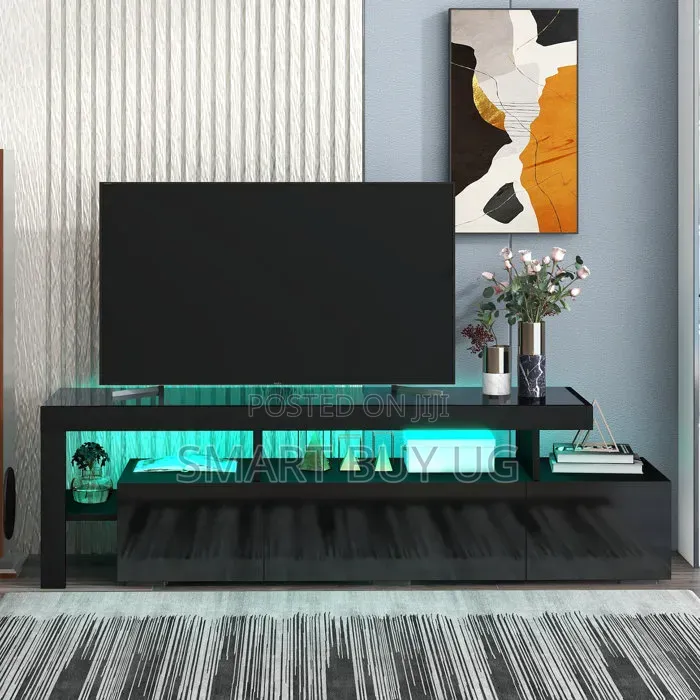 TV Stands/ Tvstand Tvstand/ TV Stands With Drawers Led Lights 6ft