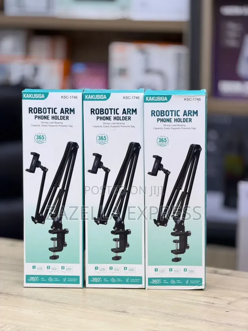 Robotic Arm Phone /Tablet Holder With Strong Load Bearing Capacity