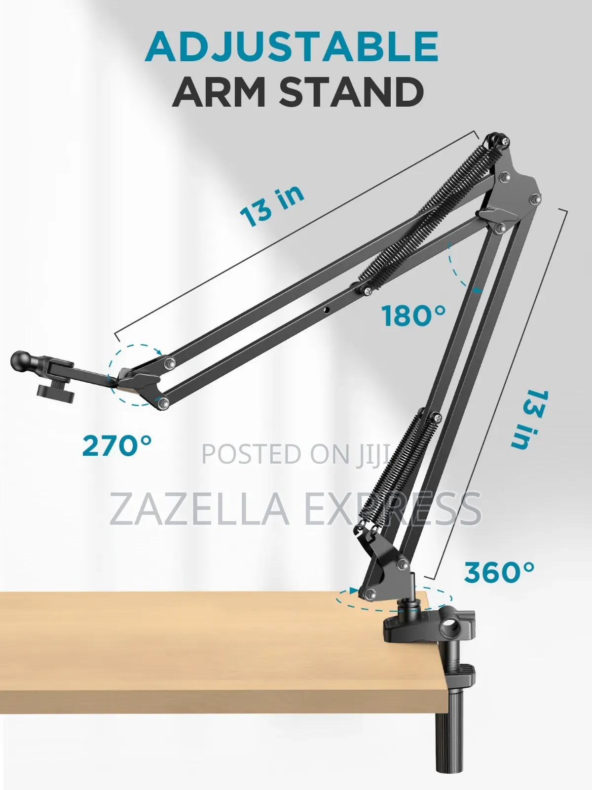 Robotic Arm Phone /Tablet Holder With Strong Load Bearing Capacity