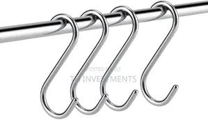 Metal S Shape Hook 3.5 (29*31*90mm 4pcs Silver Color