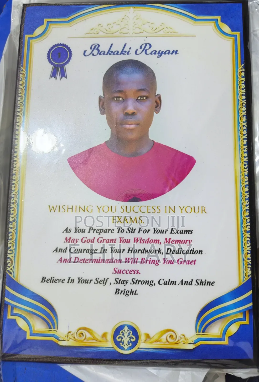 Customized Success Cards