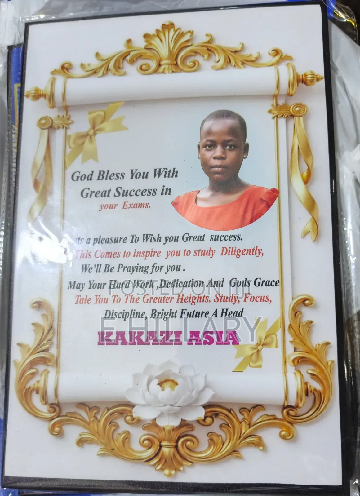 Customized Success Cards