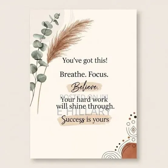 Customized Success Cards