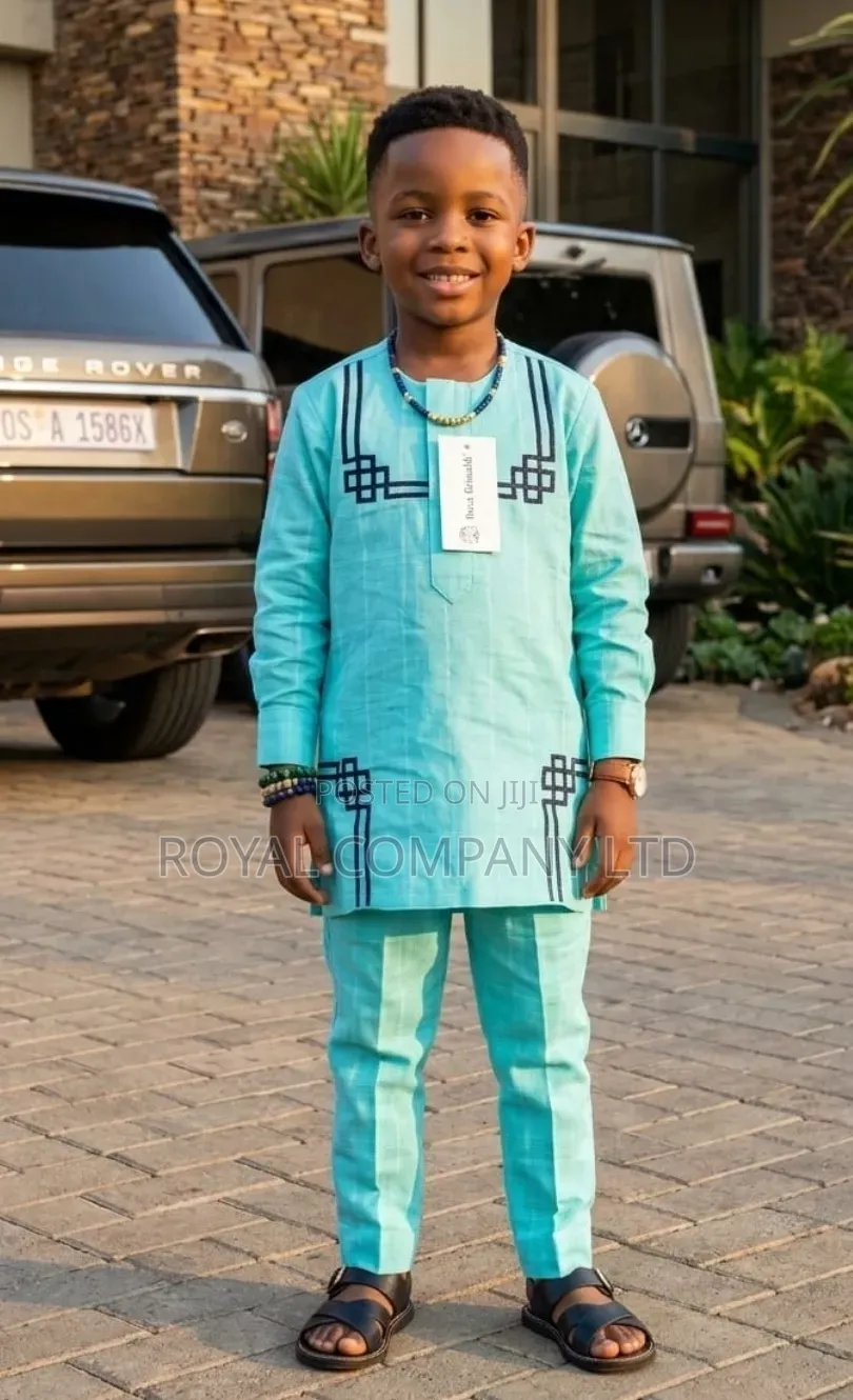 Boys African Wear Linen