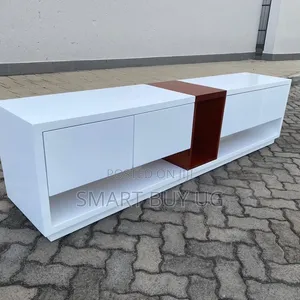 White Tvstand 1.8m TV Stands Bianca Wall With Drawers