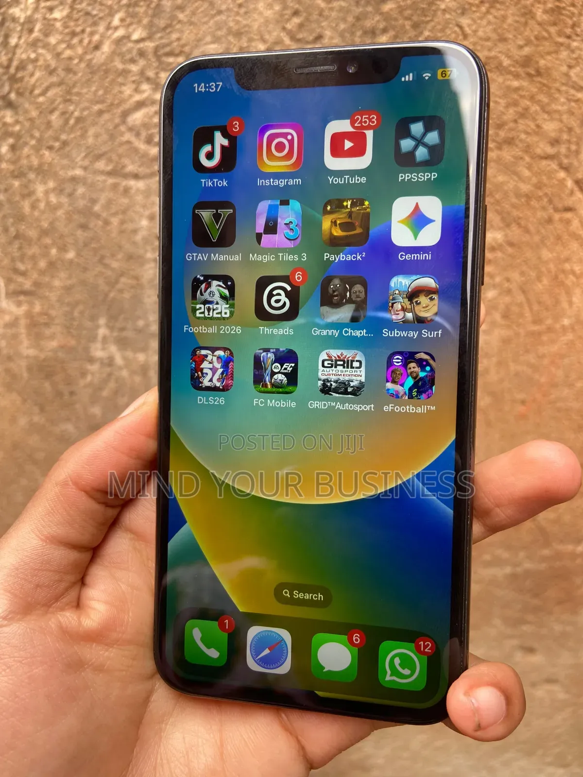 Apple iPhone X 64 GB Black