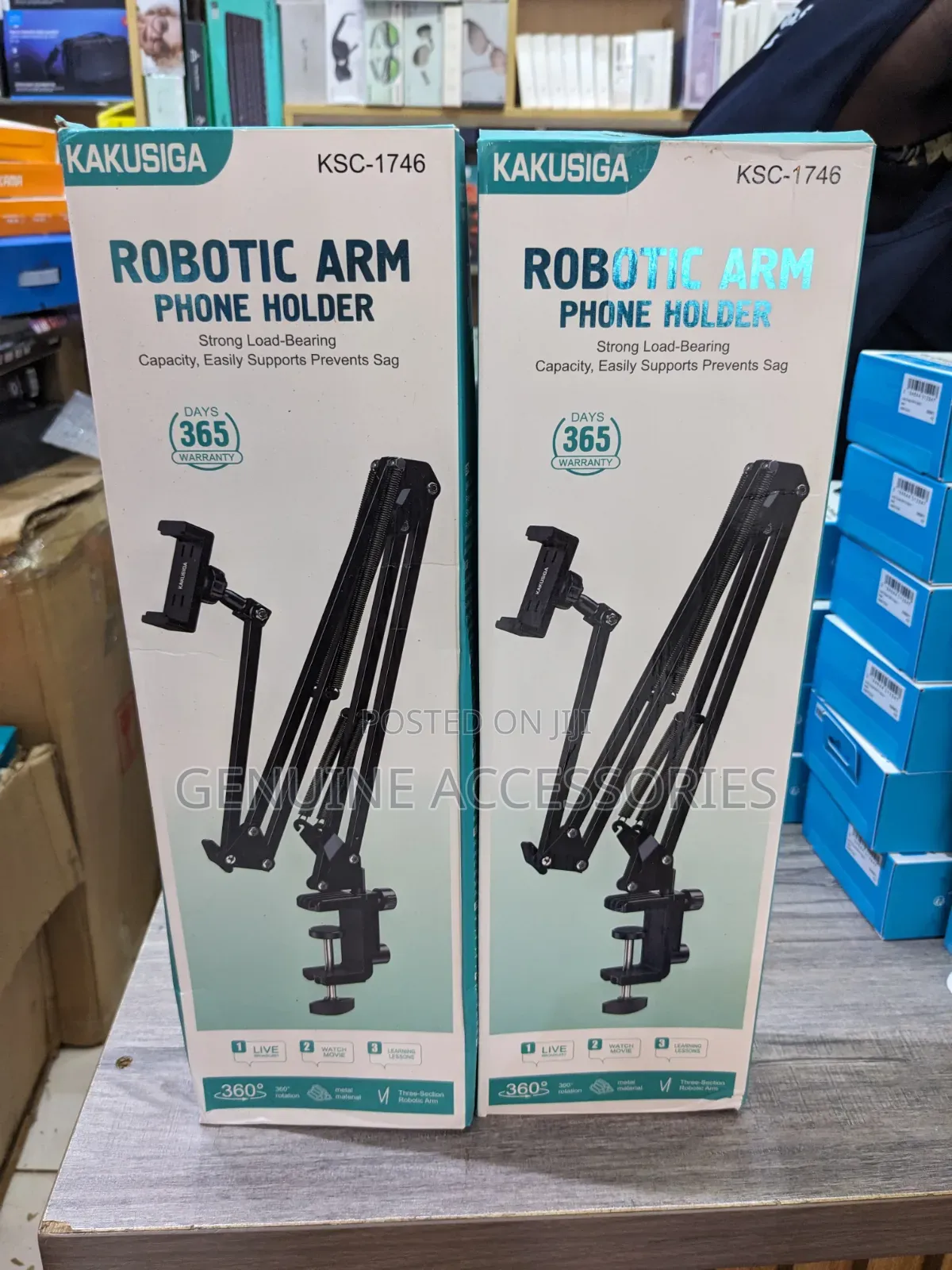 Robotic Arm Phone /Tablet Holder With Strong Load Bearing Capacity