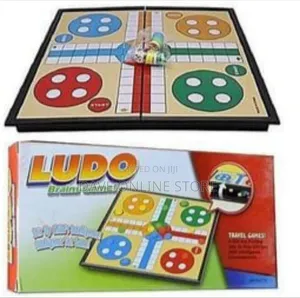 Ludo Brains Game, a Portable Magnetic Folding Board Set