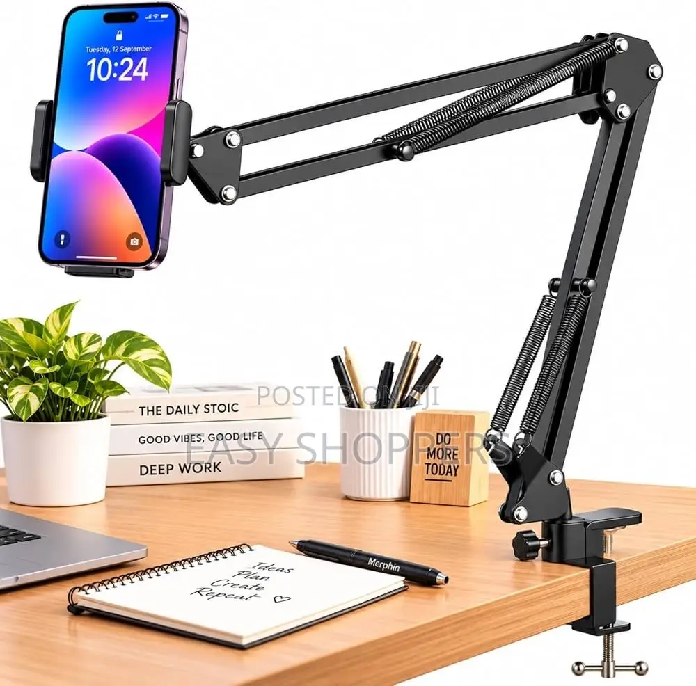 Robotic Arm Phone Holder / Tablet Holder With Strong Load Bearing
