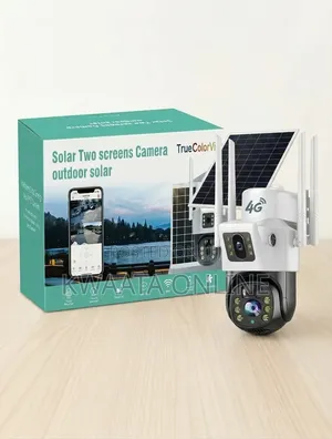 4G Sim Card/Wi-Fi Dual-Screen PTZ Solar Security Wireless HD Camera
