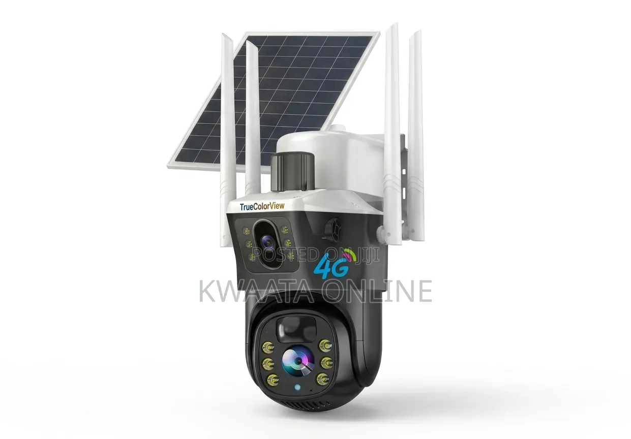 4G Sim Card/Wi-Fi Dual-Screen PTZ Solar Security Wireless HD Camera