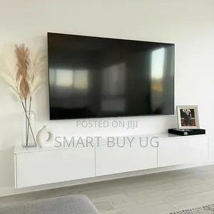 White Tvstand 6ft TV Stand Unit Storage White