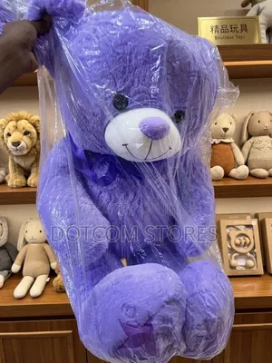 Purple Plush Teddy Bear