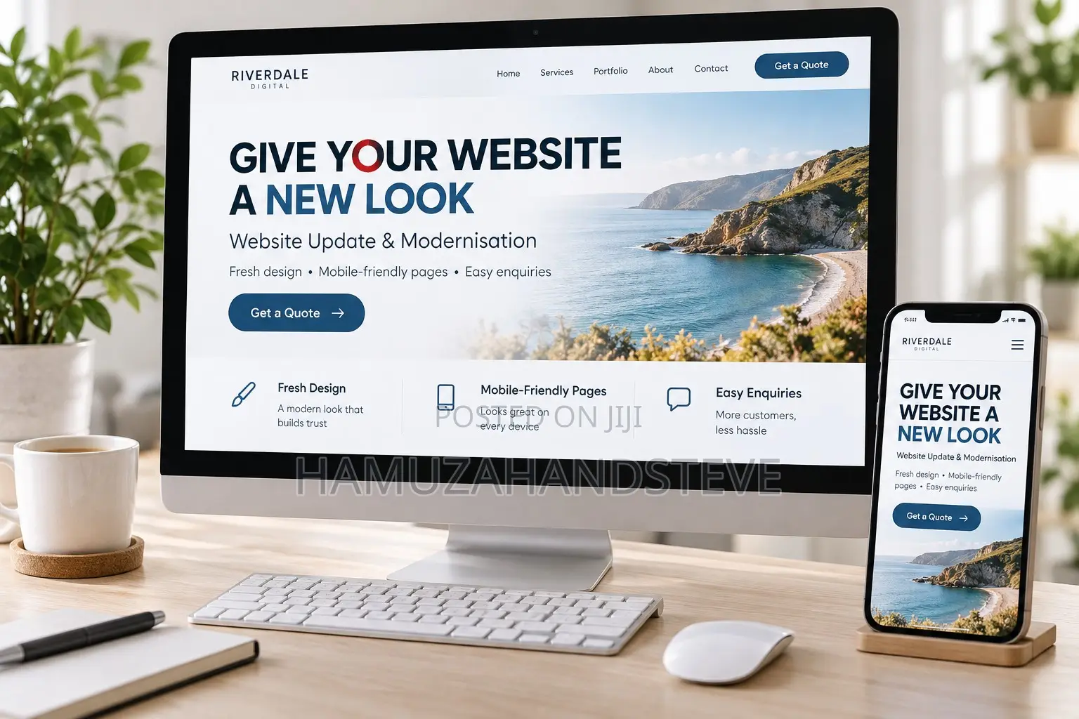 Upgrade Your Website, Modern, Mobile-Friendly Design