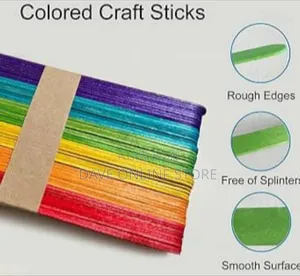[100 Count] 6 Inches Jumbo Popsicle Sticks