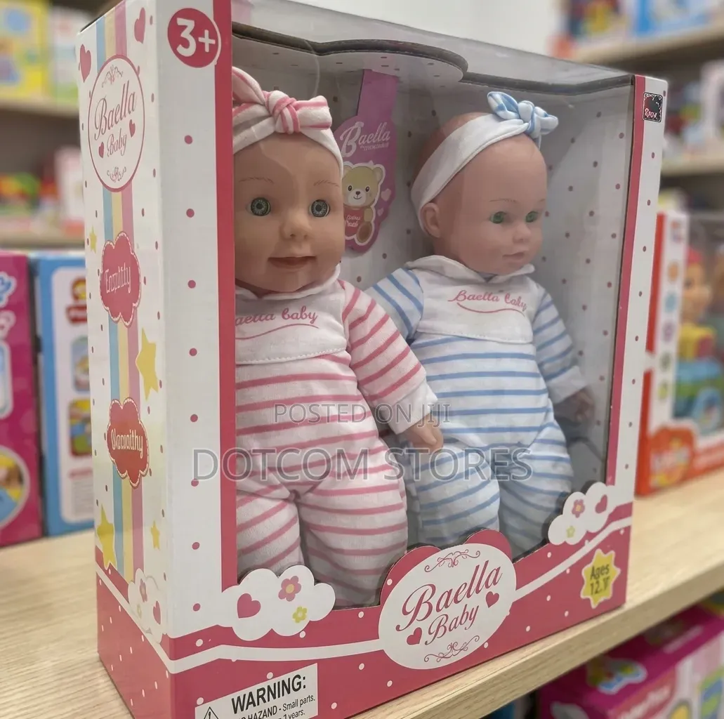 Baella Baby Twin Dolls Set,