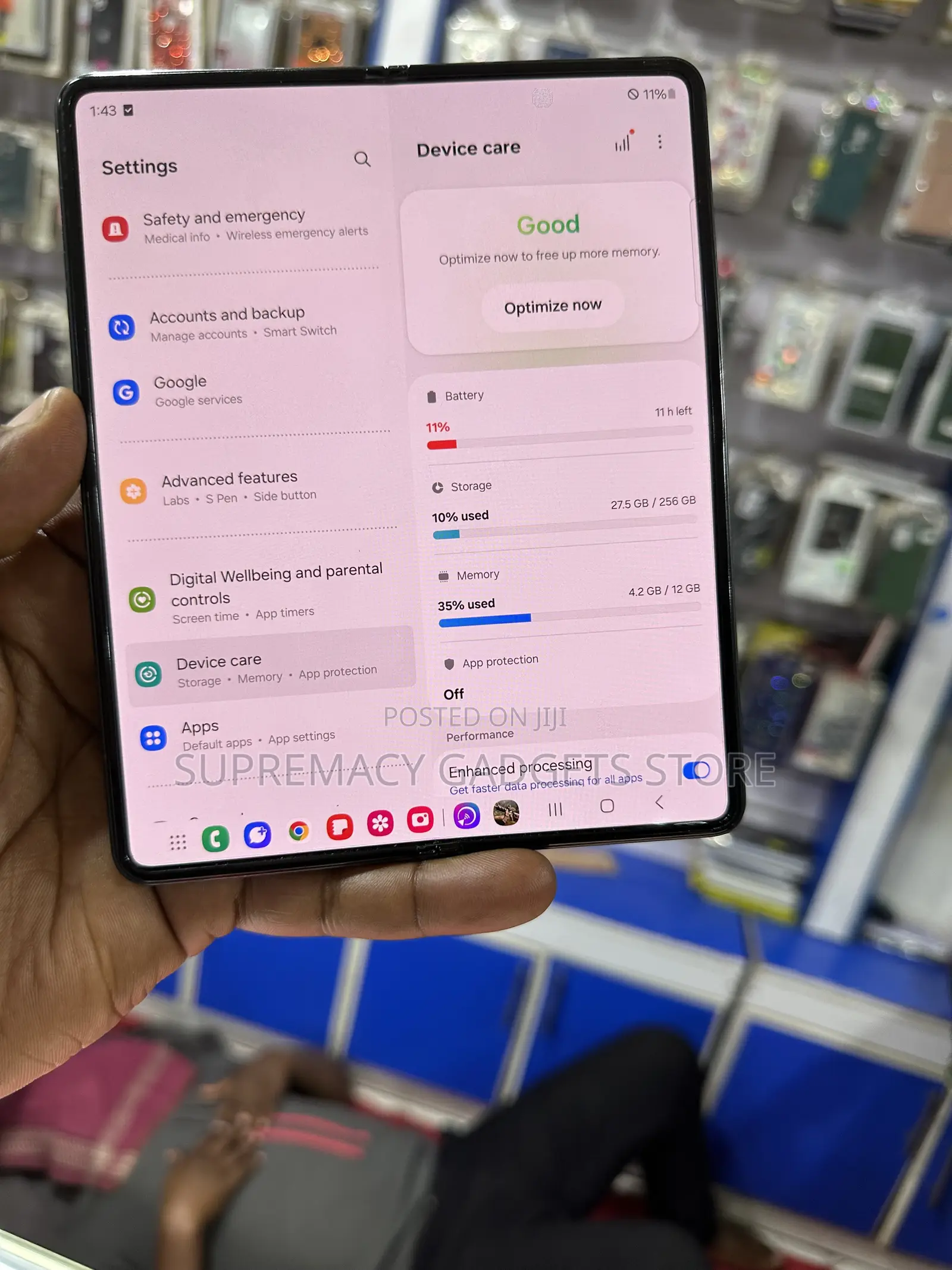 Samsung Galaxy Z Fold 3 256 GB Black