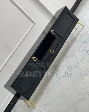 Black Tvstand 6ft Wall Unit TV Stands Unit Black