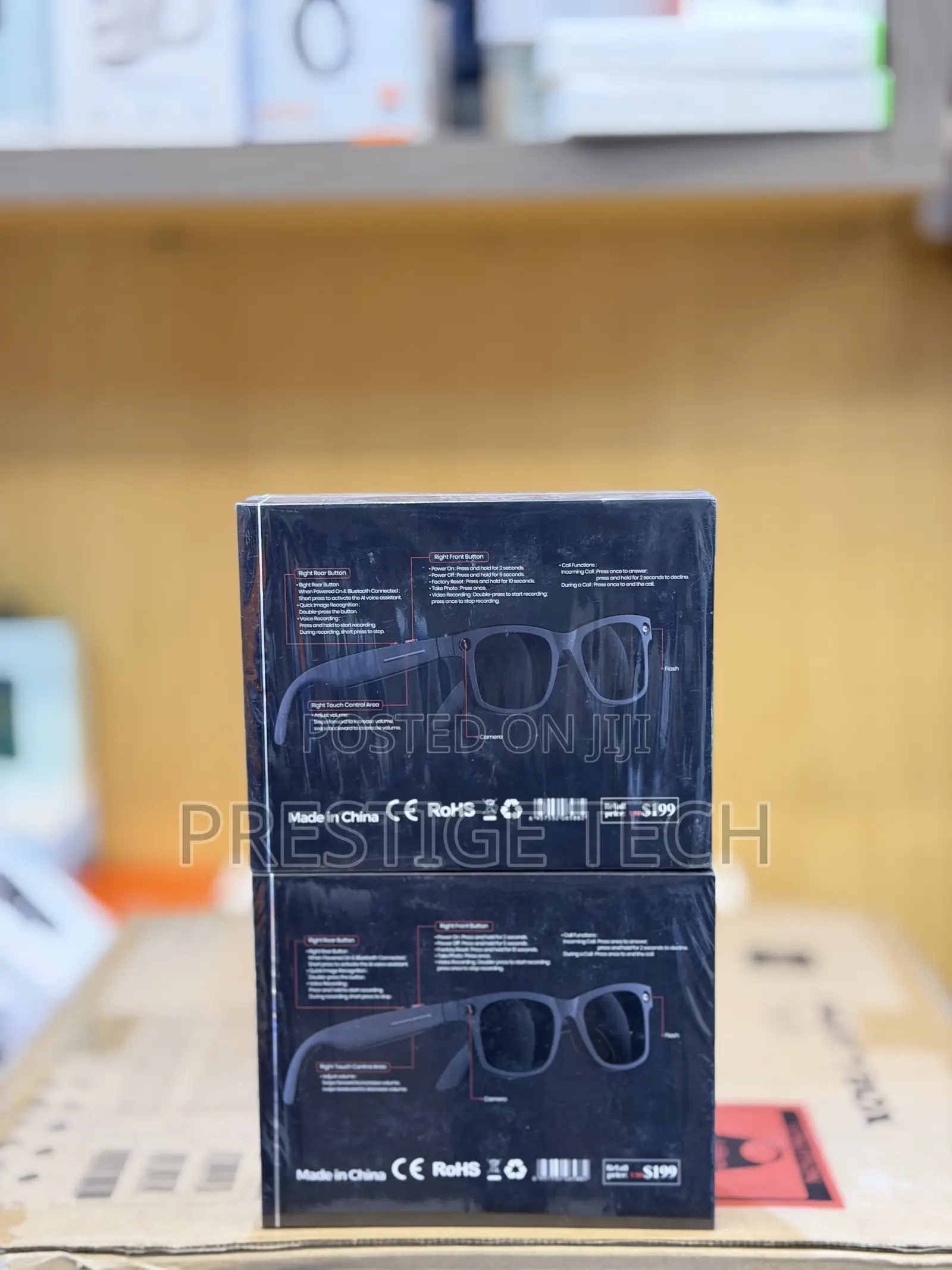 AIMB S2 Max Smart AI Glasses 500W Pixels With HD Camera AI Translation