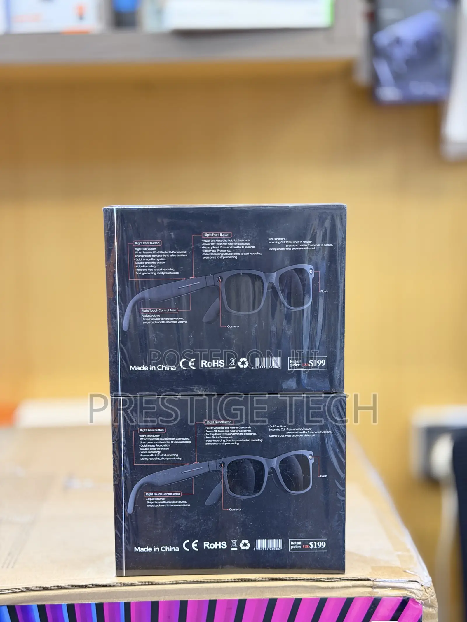 AIMB S2 Max Smart AI Glasses 500W Pixels With HD Camera AI Translation
