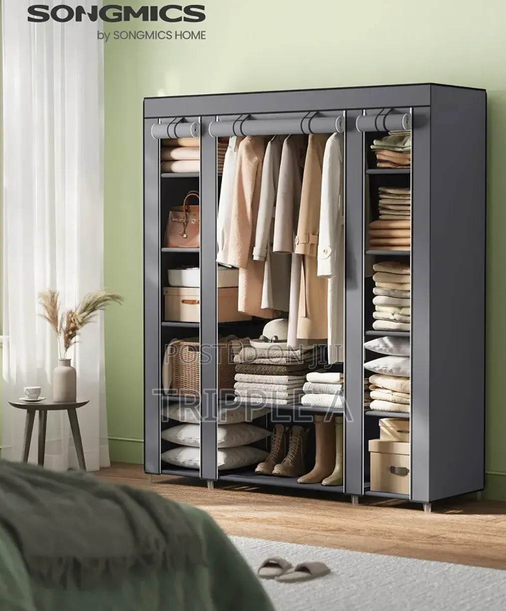 Multicolored Storage Clothes Wardrobe