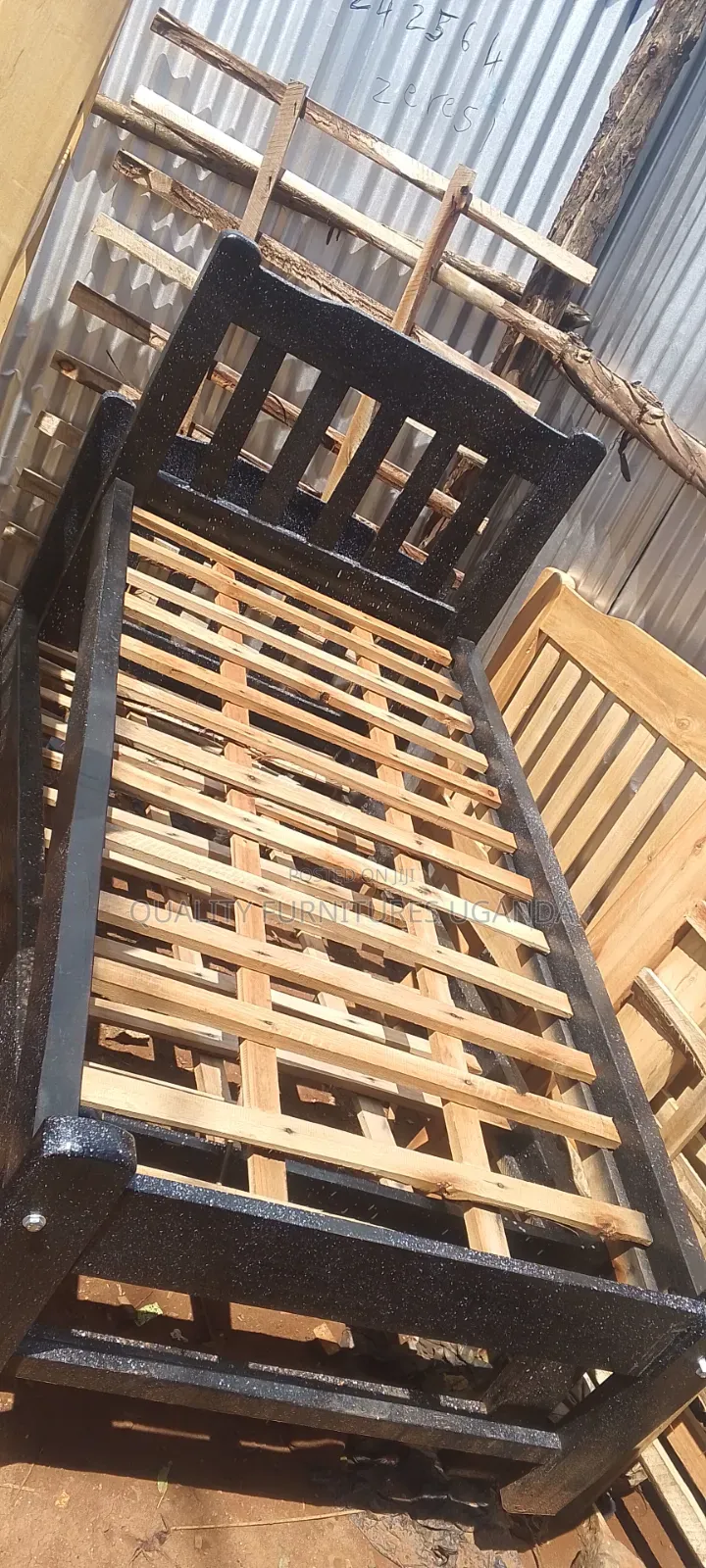 3x6 Black Budget Bed