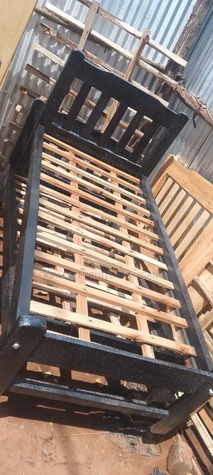 3x6 Black Budget Bed