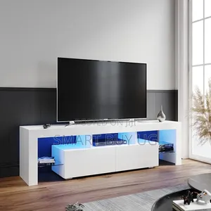 TV Stand/ TV Stands With Drawers Led Lights/ Wooden TV Stand/