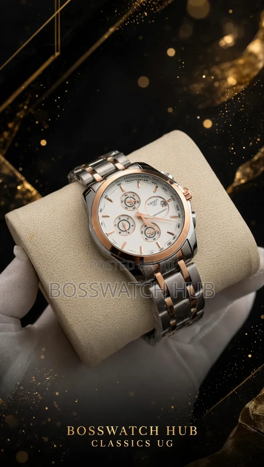 Tissot Chronograph Leather and Metal Strap