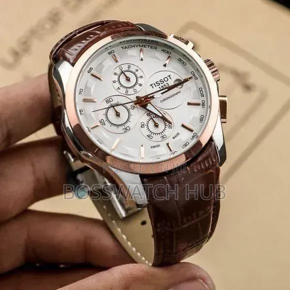 Tissot Chronograph Leather and Metal Strap
