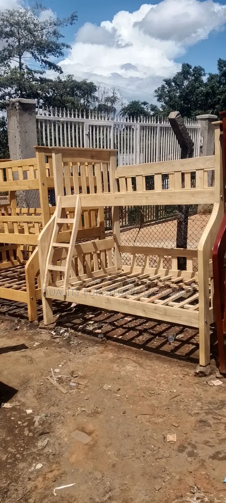 Nsambya Wooden Double Decker Bed