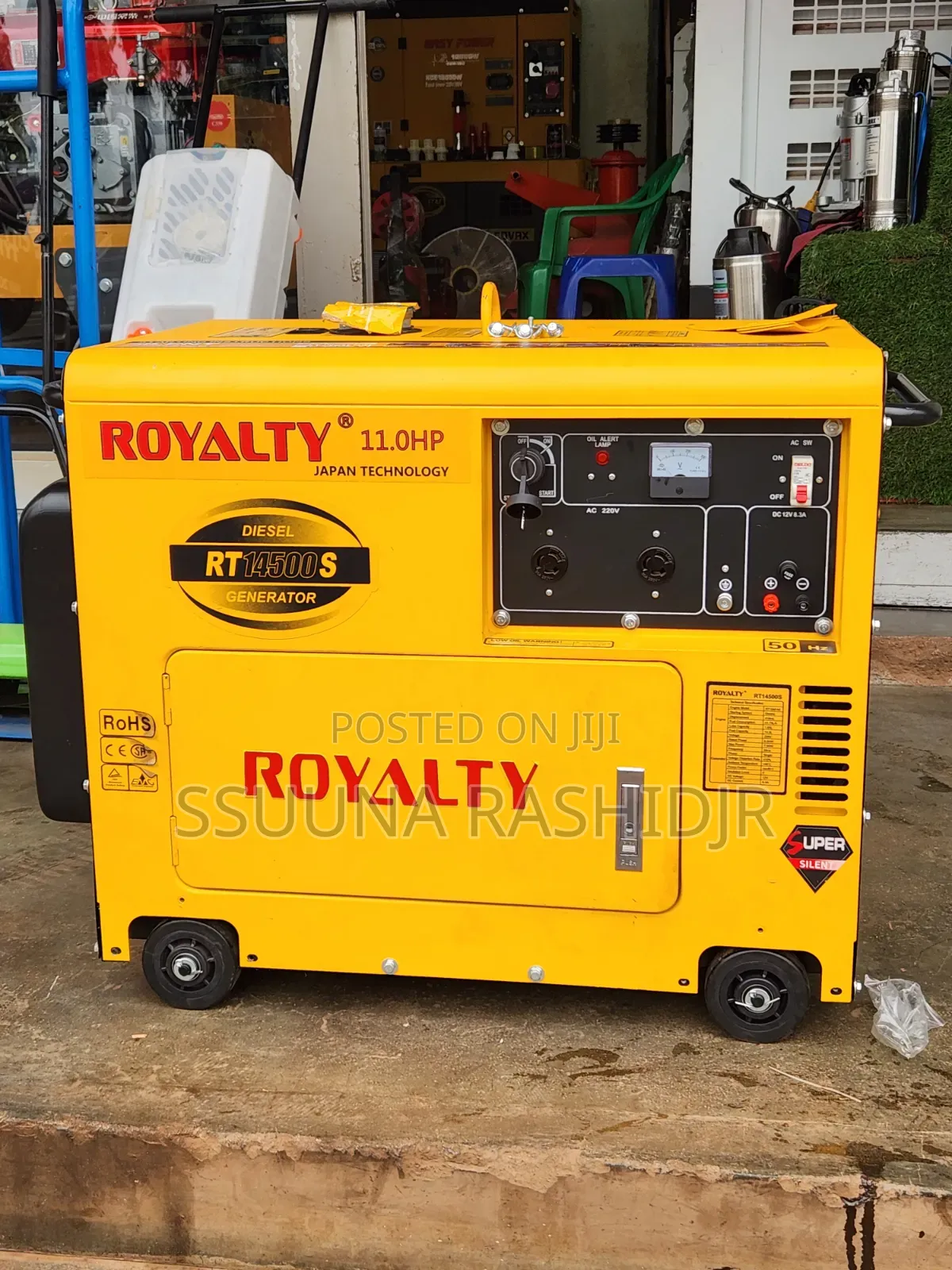 Royality Diesel Generator 7.5kva 11hp