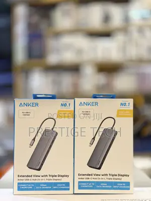 Anker 14in1 USB C Hub, Triple Display Type C Hub 14-in-1, 4K at 60Hz HDMI