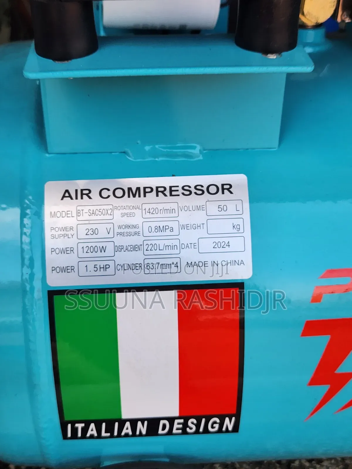 Air Compressor 50l Italian Design