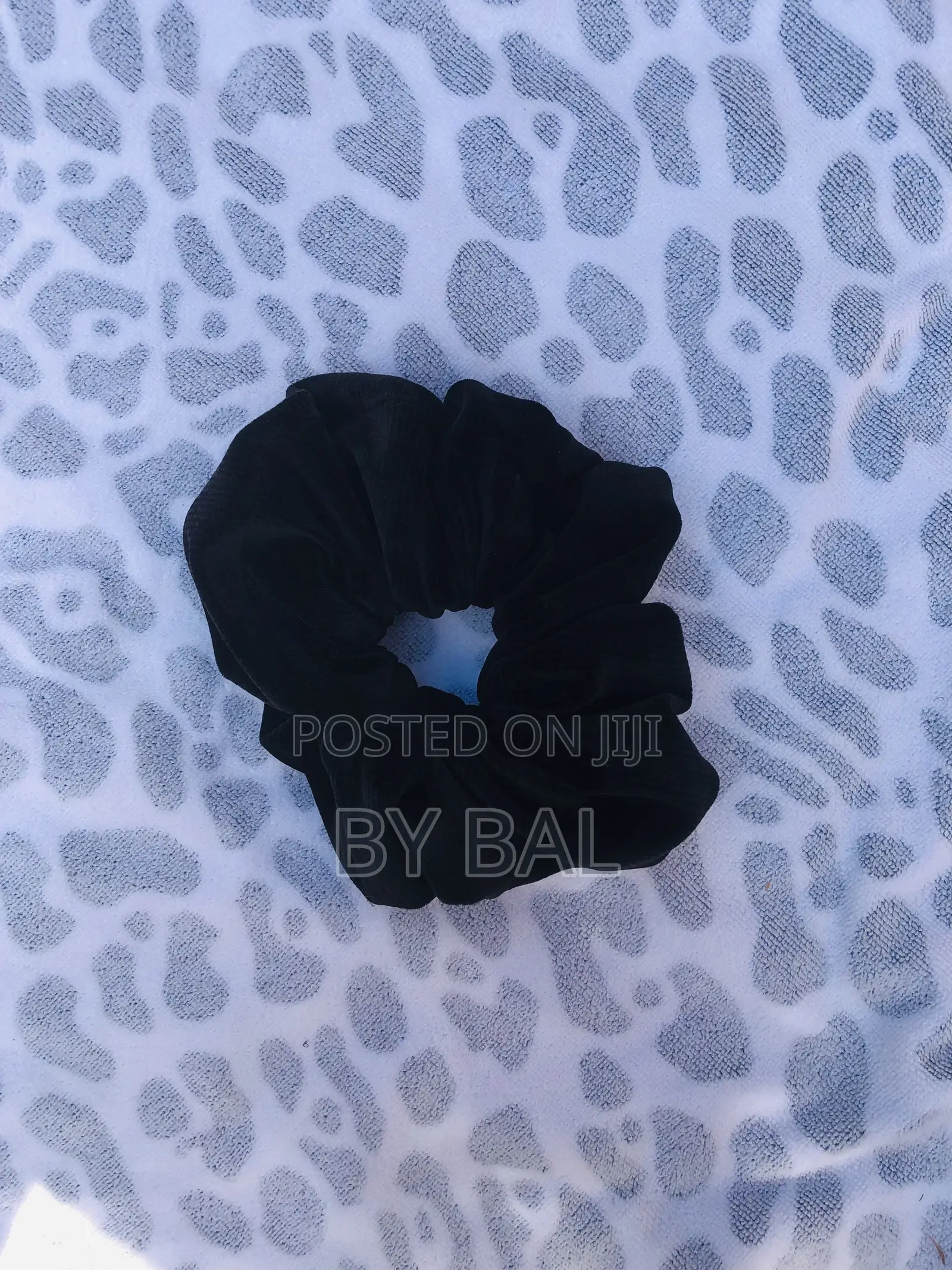 All Black Scrunchies
