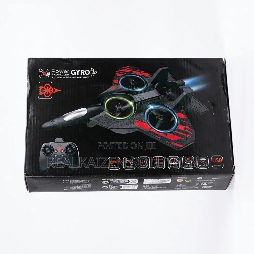 Power Gyro R/C Foam Fighter Aircraft With Wireless Remote Controller