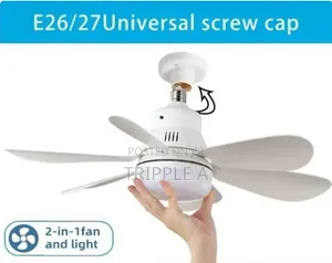 Modern White LED Ceiling Fan