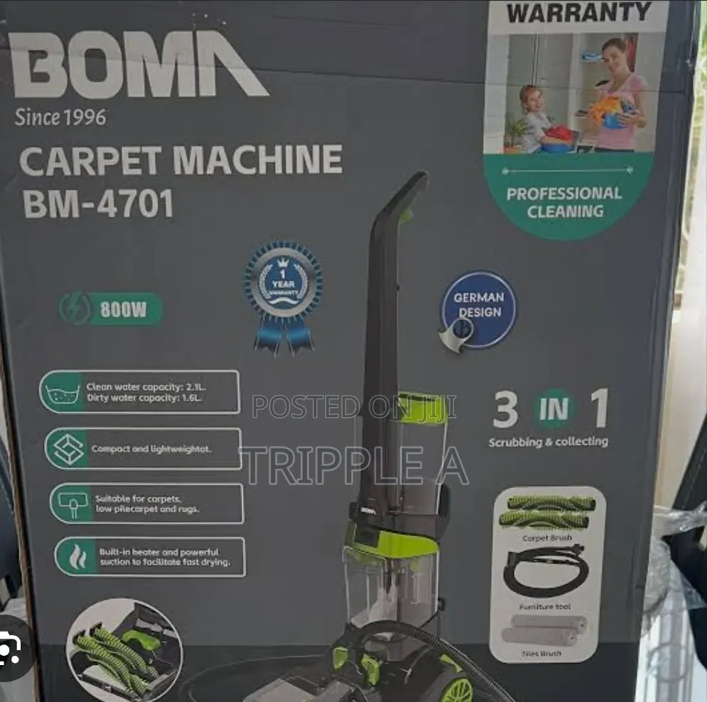 BOMA 3 in 1 Carpet, Tiles and Furniture Cleaning Machine
