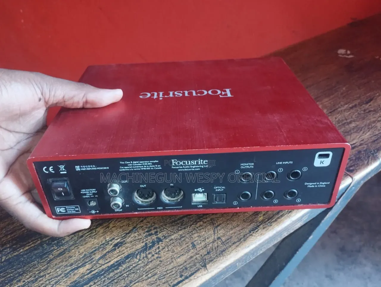 Focusrite Scalet 18i8 Studio Interface or Sound Card