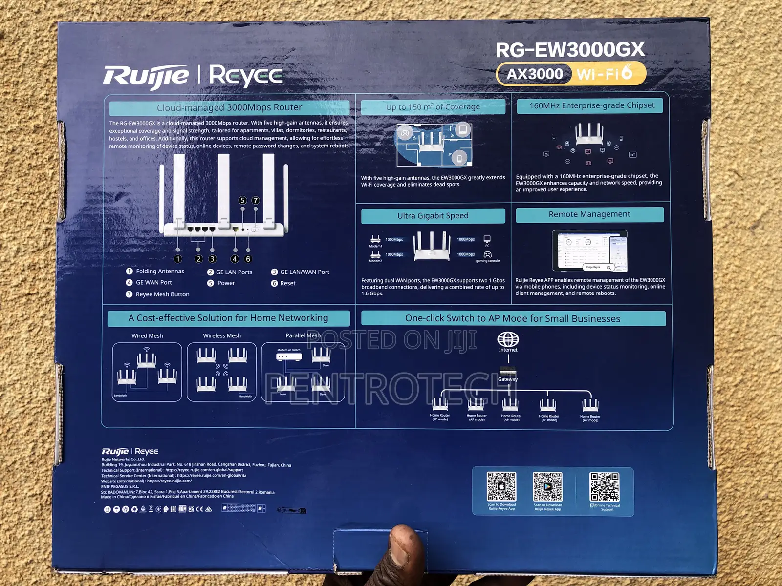 Ruijie AX3000 WiFi 6 Router With Load Balance