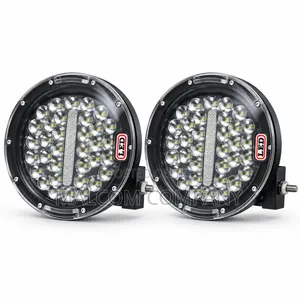 Round LED Auxiliary Driving Lights – Pair for Cars SUVs & 4x4 Vehicles