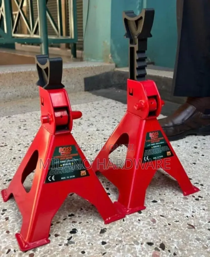 Boss 3-Ton Double Locking Jack Stands