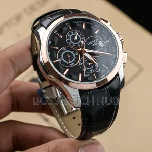 Tissot Chronograph Leather and Metal Strap
